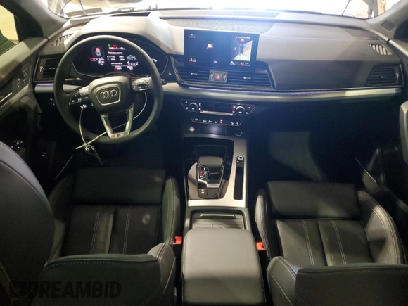 2024 Audi Q5 S line Prestige with VIN WA1FAAFY4R2020984, listed as a Copart auction lot 53344205 with 13,423 mi miles and Salvage title. Bid and sale history available at DreamBid. Image 8.
