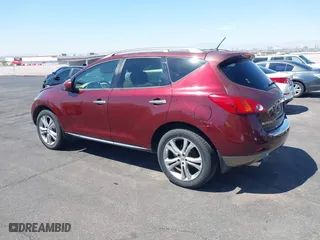 2009 Nissan Murano SL with VIN JN8AZ18W89W138151, listed as a IAAI auction lot 42053921 with 98,498 mi miles. Bid and sale history available at carsss.com. Image 3.