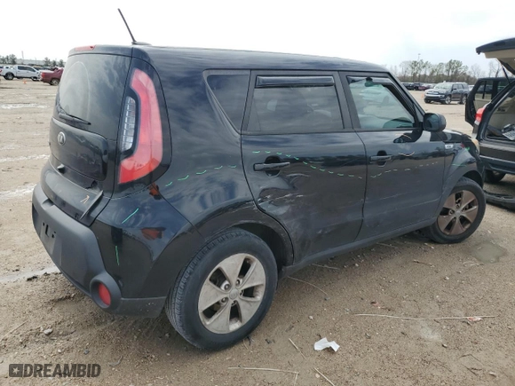2016 Kia Soul with VIN KNDJN2A21G7334251, listed as a Copart auction lot 46625095 with 129,541 mi miles and Salvage Title. Bid and sale history available at carsss.com. Image 3.