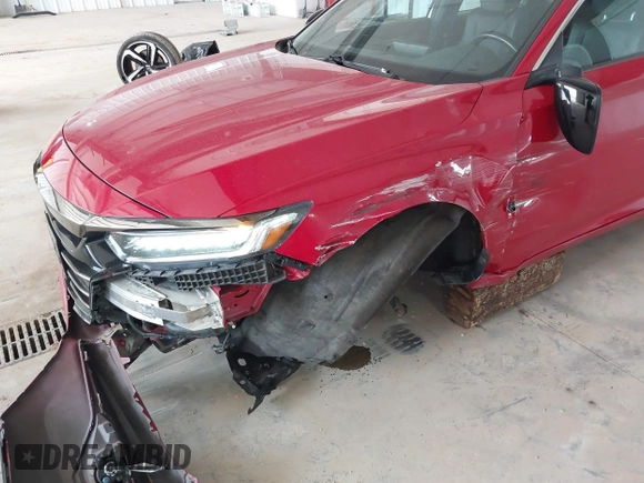 2021 Honda Accord Sport with VIN 1HGCV2F39MA033172, listed as a IAAI auction lot 41913871 with 39,249 mi miles and . Bid and sale history available at DreamBid. Image 6.