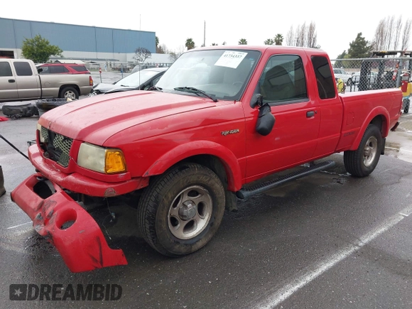 2001 Ford Ranger XL Fleet with VIN 1FTZR15E41PA01930, listed as a IAAI auction lot 41734337 with 232,987 mi miles. Bid and sale history available at carsss.com. Image 17.