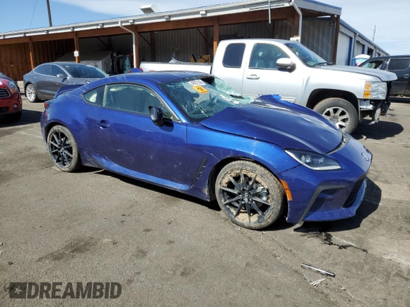 2023 Toyota 86 Premium with VIN JF1ZNBE19P9760218, listed as a Copart auction lot 48567145 with Not Provided miles and Salvage Title. Bid and sale history available at DreamBid. Image 4.