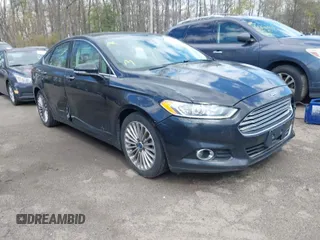 2015 Ford Fusion Titanium with VIN 3FA6P0D99FR300200, listed as a IAAI auction lot 42037306 with 232,095 mi miles. Bid and sale history available at carsss.com. Image 1.