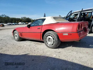 1987 Chevrolet Corvette with VIN 1G1YY3189H5117519, listed as a Copart auction lot 41817475 with 56,498 mi miles and Salvage Title. Bid and sale history available at carsss.com. Image 2.