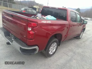 2023 Chevrolet Silverado 1500 LT with VIN 1GCUDDE88PZ333015, listed as a IAAI auction lot 41620991 with 1 mi miles. Bid and sale history available at carsss.com. Image 4.