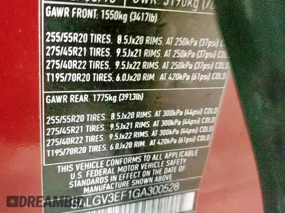 2016 Land Rover Range Rover с VIN SALGV3EF1GA300528, выставлен на аукционе Copart как лот 70531462 с пробегом 70 511 миль миль и Чистый • Clean title. История ставок и продаж доступна на DreamBid. Изображение 10.