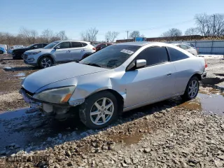 2004 Honda Accord Cpe EX with VIN 1HGCM82614A003380, listed as a Copart auction lot 46079455 with 203,075 mi miles and Salvage Title. Bid and sale history available at carsss.com. Image 1.