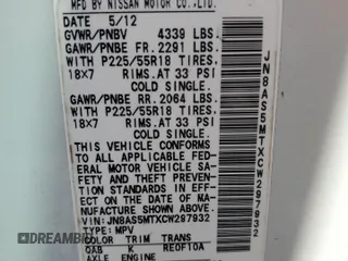 2012 Nissan Rogue SL with VIN JN8AS5MTXCW297932, listed as a Copart auction lot 43576585 with 114,755 mi miles and Salvage Title. Bid and sale history available at DreamBid. Image 14.
