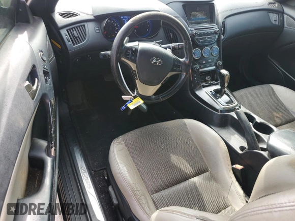 2014 Hyundai Genesis Coupe Premium with VIN KMHHT6KD4EU115015, listed as a Copart auction lot 54055895 with 199,541 mi miles and Salvage title. Bid and sale history available at DreamBid. Image 8.