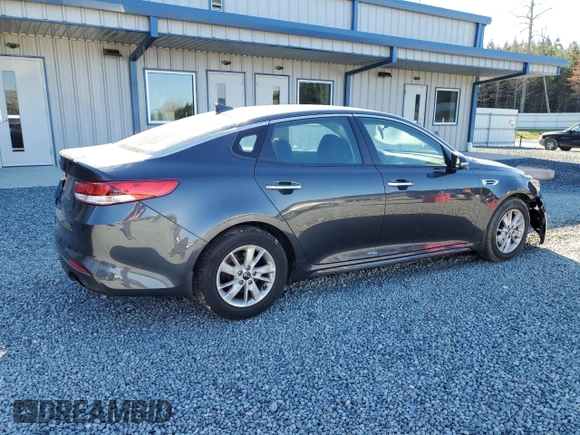 2017 Kia Optima LX with VIN 5XXGT4L35HG177883, listed as a Copart auction lot 50220195 with 108,058 mi miles and Salvage title. Bid and sale history available at DreamBid. Image 3.