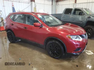 2016 Nissan Rogue SV with VIN KNMAT2MV1GP633895, listed as a Copart auction lot 43205725 with 89,410 mi miles and Non Repairable. Bid and sale history available at carsss.com. Image 4.