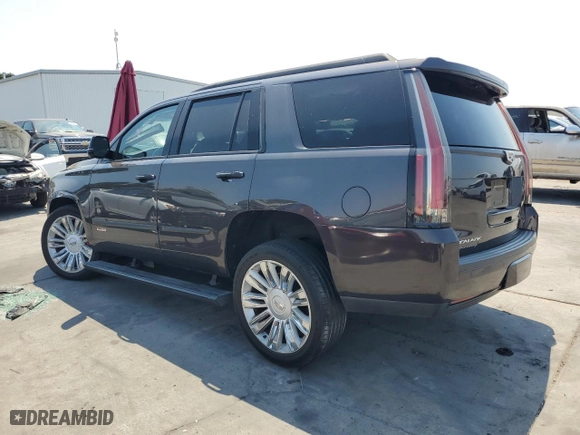2015 Cadillac Escalade Platinum with VIN 1GYS4PKJ1FR745494, listed as a Copart auction lot 62499954 with 45,049 mi miles and Salvage Title. Bid and sale history available at carsss.com. Image 2.