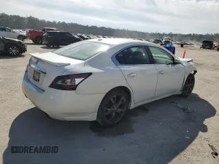2014 Nissan Maxima SV with VIN 1N4AA5AP6EC496816, listed as a Copart auction lot 46168415 with 157,843 mi miles and Salvage title. Bid and sale history available at DreamBid. Image 3.