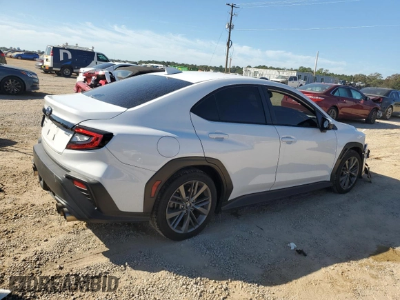 2023 Subaru WRX with VIN JF1VBAA66P9809569, listed as a Copart auction lot 76860074 with 19,786 mi miles and Salvage title. Bid and sale history available at DreamBid. Image 3.