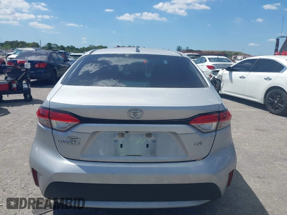 2020 Toyota Corolla LE with VIN 5YFEPRAEXLP125579, listed as a IAAI auction lot 41840413 with 65,672 mi miles. Bid and sale history available at carsss.com. Image 16.