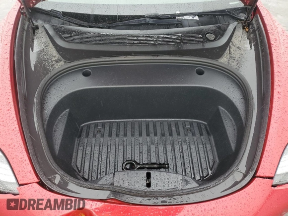 2021 Tesla Model 3 Standard Range Plus with VIN 5YJ3E1EA9MF870214, listed as a Copart auction lot 47702535 with 46,486 mi miles and Salvage Title. Bid and sale history available at DreamBid. Image 12.