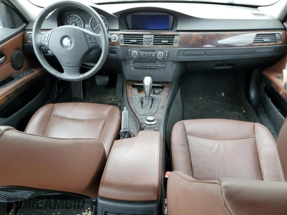 2008 BMW 3 Series 328i with VIN WBAVA33508P142196, listed as a Copart auction lot 57617965 with 129,798 mi miles and Salvage title. Bid and sale history available at DreamBid. Image 8.