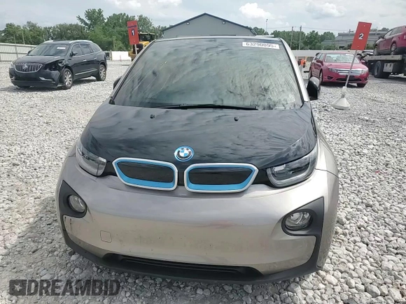 2015 BMW i3 with VIN WBY1Z4C59FV504906, listed as a Copart auction lot 63290095 with Not provided miles and Salvage title. Bid and sale history available at DreamBid. Image 14.
