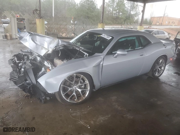 2022 Dodge Challenger GT with VIN 2C3CDZJG5NH160030, listed as a Copart auction lot 41477265 with 39,228 mi miles and Salvage Title. Bid and sale history available at carsss.com. Image 1.
