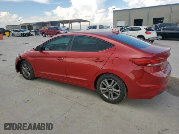 2017 Hyundai Elantra SE with VIN 5NPD84LF6HH009401, listed as a Copart auction lot 62397005 with 81,254 mi miles and Salvage title. Bid and sale history available at DreamBid. Image 2.
