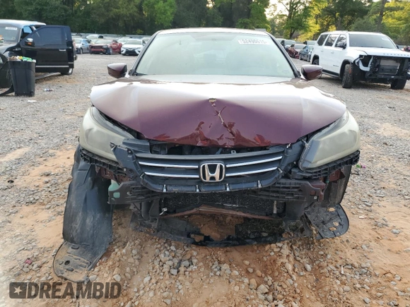 2014 Honda Accord LX with VIN 1HGCR2F31EA125026, listed as a Copart auction lot 52490515 with Not Provided miles and Salvage Title. Bid and sale history available at DreamBid. Image 5.