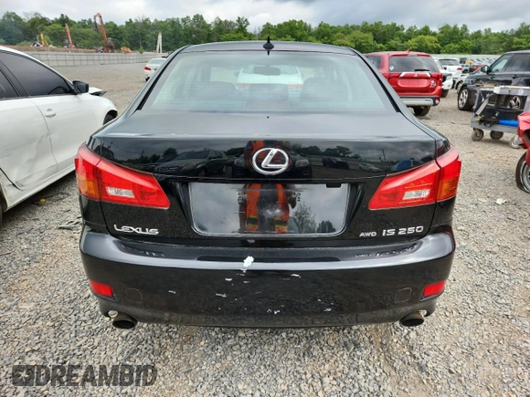 2008 Lexus IS 250 with VIN JTHCK262882023813, listed as a Copart auction lot 64862525 with 212,075 mi miles and Clean title. Bid and sale history available at DreamBid. Image 6.