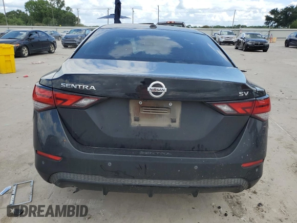 2021 Nissan Sentra SV with VIN 3N1AB8CV8MY329726, listed as a Copart auction lot 56601225 with 51,856 mi miles and Salvage Title. Bid and sale history available at DreamBid. Image 6.