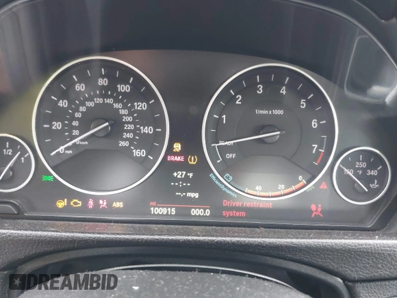 2014 BMW 4 Series 428i xDrive with VIN WBA3N9C50EK246002, listed as a IAAI auction lot 41612256 with 100,915 mi miles and . Bid and sale history available at carsss.com. Image 7.