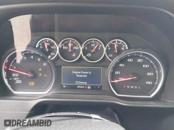2021 Chevrolet Silverado 1500 LT with VIN 3GCUYDED8MG222154, listed as a IAAI auction lot 41923543 with 39,500 mi miles. Bid and sale history available at carsss.com. Image 7.