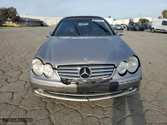 2005 Mercedes-Benz CLK-Class 3.2L with VIN WDBTK65J95F141809, listed as a Copart auction lot 48561525 with 212,346 mi miles and Salvage Title. Bid and sale history available at carsss.com. Image 5.