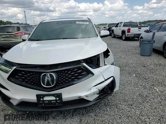 2021 Acura RDX w/A-Spec Package with VIN 5J8TC2H6XML035465, listed as a Copart auction lot 55128375 with 51,578 mi miles and Salvage title. Bid and sale history available at DreamBid. Image 14.