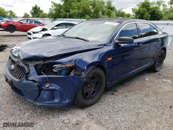 2014 Ford Sedan Police Interceptor with VIN 1FAHP2MK7EG165473, listed as a Copart auction lot 63755824 with 326,447 mi miles and Salvage Title. Bid and sale history available at carsss.com. Image 1.
