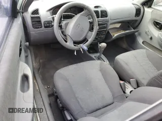 2004 Hyundai Accent GL with VIN KMHCG35CX4U293817, listed as a Copart auction lot 86087074 with 0 mi miles and Salvage Title. Bid and sale history available at carsss.com. Image 8.