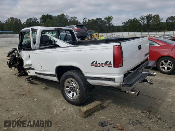 1998 Chevrolet Silverado 1500 with VIN 1GCEK14R8WE171234, listed as a Copart auction lot 72277424 with Not Provided miles and Salvage Title. Bid and sale history available at DreamBid. Image 2.