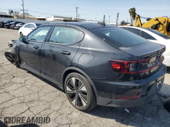 2023 Polestar 2 with VIN YSMEG3KA7PL156221, listed as a Copart auction lot 49924415 with 23,803 mi miles and Non Repairable. Bid and sale history available at DreamBid. Image 2.