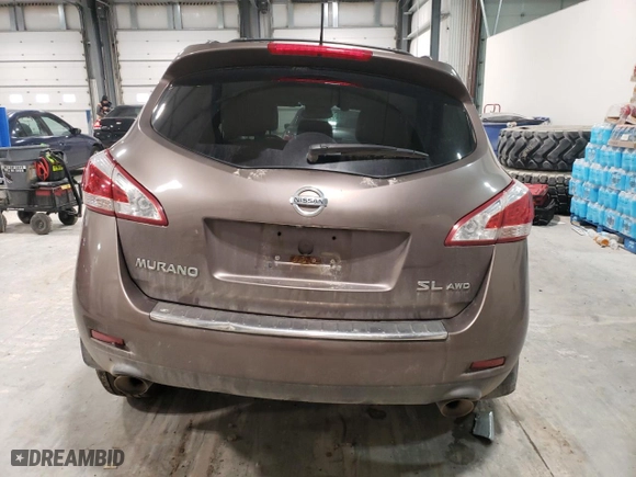 2012 Nissan Murano LE with VIN JN8AZ1MW7CW230770, listed as a Copart auction lot 86133794 with 163,974 mi miles and Salvage Title. Bid and sale history available at carsss.com. Image 6.