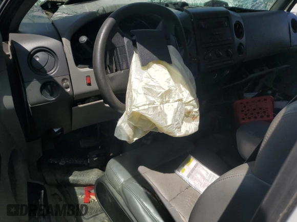 2005 Ford F-150 XL with VIN 1FTRF14565NC06306, listed as a Copart auction lot 57240975 with Not provided miles and Non repairable. Bid and sale history available at DreamBid. Image 8.