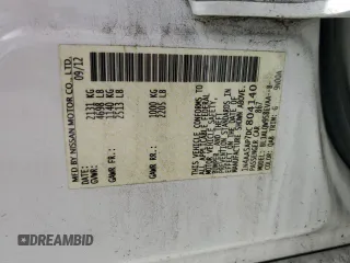 2013 Nissan Maxima SV z VIN 1N4AA5AP7DC804140, wystawiony jako Copart lot #62725345 z przebiegiem 123 264 mil mil oraz Szkoda całkowita • Salvage title. Historia ofert i sprzedaży dostępna na DreamBid. Obrazek 12.