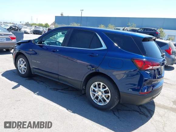 2022 Chevrolet Equinox LT z VIN 3GNAXKEV7NL175394, wystawiony jako IAAI lot #42350786 z przebiegiem 80 280 mil mil oraz . Historia ofert i sprzedaży dostępna na DreamBid. Obrazek 3.