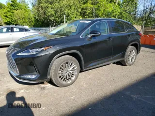 2021 Lexus RX 350 with VIN 2T2JZMDA8MC300445, listed as a Copart auction lot 55858515 with 42,754 mi miles and Salvage title. Bid and sale history available at DreamBid. Image 1.