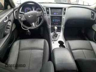 2017 Infiniti Q50 Signature Edition with VIN JN1EV7AR1HM835769, listed as a Copart auction lot 55125745 with 97,290 mi miles and Salvage title. Bid and sale history available at DreamBid. Image 8.