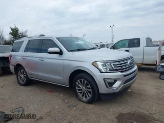 2018 Ford Expedition Limited with VIN 1FMJU1KT6JEA24440, listed as a IAAI auction lot 41706560 with 129,180 mi miles. Bid and sale history available at carsss.com. Image 1.