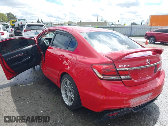 2015 Honda Civic Si z VIN 2HGFB6E59FH705414, wystawiony jako IAAI lot #41795859 z przebiegiem Nie podano mil oraz . Historia ofert i sprzedaży dostępna na DreamBid. Obrazek 3.