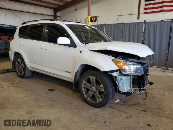 2008 Toyota RAV4 Sport with VIN JTMBK32V086037328, listed as a Copart auction lot 50612875 with 131,383 mi miles and Salvage Title. Bid and sale history available at carsss.com. Image 4.
