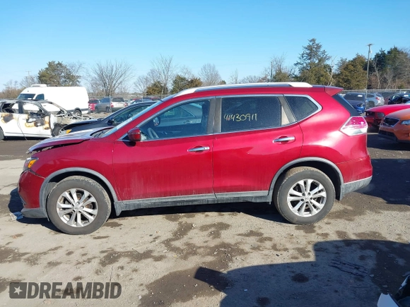 2016 Nissan Rogue SL with VIN KNMAT2MV3GP699140, listed as a IAAI auction lot 41430911 with 129,015 mi miles and . Bid and sale history available at DreamBid. Image 14.