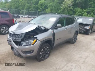2019 Jeep Compass Trailhawk с VIN 3C4NJDDB9KT739654, выставлен на аукционе IAAI как лот 42195345 с пробегом 116 601 миль миль и . История ставок и продаж доступна на DreamBid. Изображение 2.