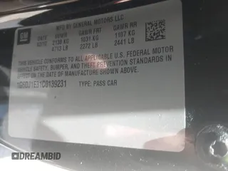 2012 Cadillac CTS Performance z VIN 1G6DJ1E31C0139231, wystawiony jako IAAI lot #42446853 z przebiegiem 102 857 mil mil oraz . Historia ofert i sprzedaży dostępna na DreamBid. Obrazek 9.