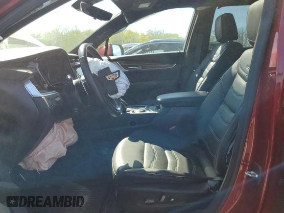 2024 Cadillac XT6 AWD Sport with VIN 1GYKPHRS4RZ715079, listed as a Copart auction lot 55297235 with 18,283 mi miles and Salvage title. Bid and sale history available at DreamBid. Image 7.