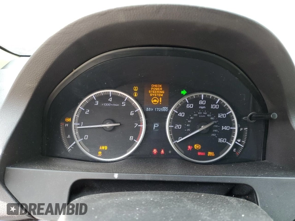 2016 Acura RDX Tech Pkg with VIN 5J8TB4H54GL019515, listed as a Copart auction lot 46230125 with 172,580 mi miles and Salvage Title. Bid and sale history available at carsss.com. Image 9.