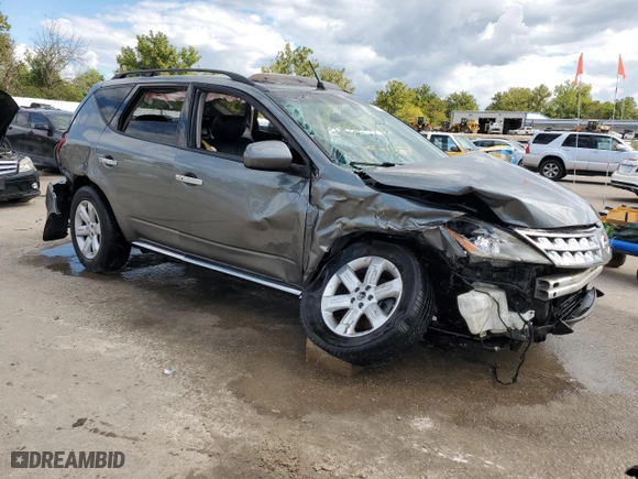 2006 Nissan Murano SE with VIN JN8AZ08W76W505871, listed as a Copart auction lot 72713984 with 130,160 mi miles and Salvage Title. Bid and sale history available at carsss.com. Image 4.